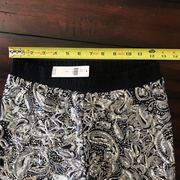 NWT Anthropologie Pascaline Sequined Trousers S - Picture 10 of 12